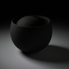 Within #3, glazed ceramic, 220 × 220 × 180 mm, 2019
