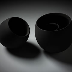 Within #5, glazed ceramic, 300 × 140 × 140 mm, 2019